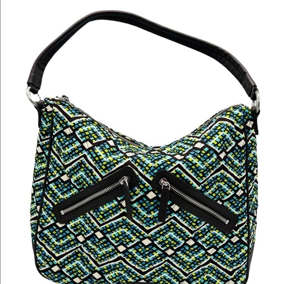 VERA BRADLEY WOMENS VIVIAN HOBO BAG IN RAINFOREST COLORS NWT - Picture 1 of 16